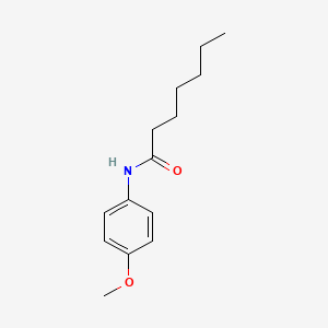 Heptanamide, N-(4-methoxyphenyl)-