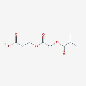 3-({[(2-Methylacryloyl)oxy]acetyl}oxy)propanoic acid