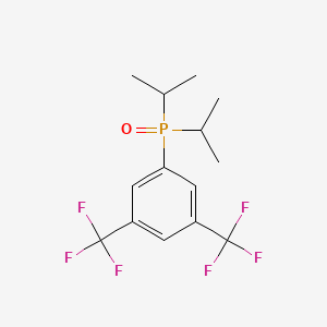 [3,5-Bis(trifluoromethyl)phenyl](oxo)di(propan-2-yl)-lambda~5~-phosphane