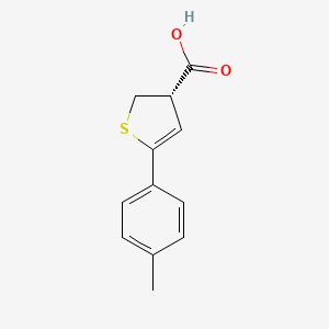 (3S)-5-(4-Methylphenyl)-2,3-dihydrothiophene-3-carboxylic acid