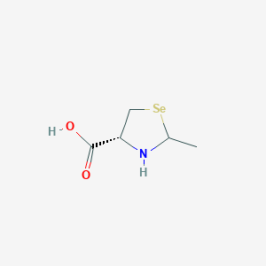 4-Selenazolidinecarboxylic acid, 2-methyl-, (4R)-