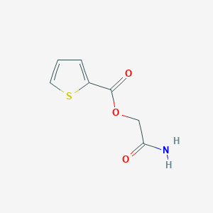 2-Amino-2-oxoethyl thiophene-2-carboxylate