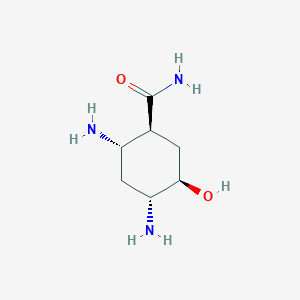 (1S,2S,4R,5R)-2,4-Diamino-5-hydroxycyclohexane-1-carboxamide