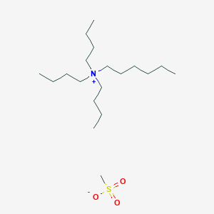 molecular formula C19H43NO3S B14244037 N,N,N-Tributylhexan-1-aminium methanesulfonate CAS No. 459416-94-5