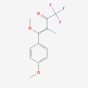 1,1,1-Trifluoro-4-methoxy-4-(4-methoxyphenyl)-3-methylbut-3-en-2-one