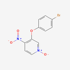 4-nitro-3-(4-bromophenoxy)-pyridine N-oxide