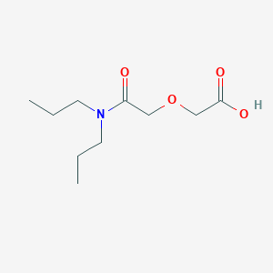 molecular formula C10H19NO4 B14244062 [2-(Dipropylamino)-2-oxoethoxy]acetic acid CAS No. 290309-79-4