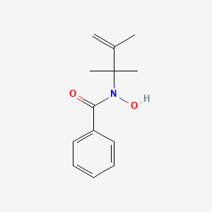 molecular formula C13H17NO2 B14244085 Benzamide, N-hydroxy-N-(1,1,2-trimethyl-2-propenyl)- CAS No. 208343-76-4