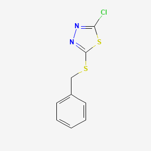 1,3,4-Thiadiazole, 2-chloro-5-[(phenylmethyl)thio]-