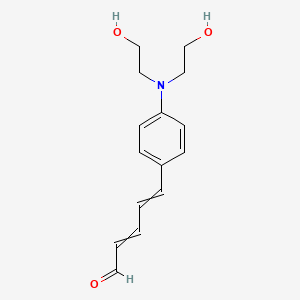 5-{4-[Bis(2-hydroxyethyl)amino]phenyl}penta-2,4-dienal