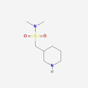 molecular formula C8H18N2O2S B1424417 N,N-dimethyl-1-piperidin-3-ylmethanesulfonamide CAS No. 1206969-51-8