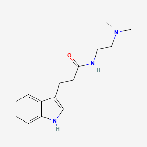 N-[2-(Dimethylamino)ethyl]-3-(1H-indol-3-yl)propanamide