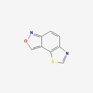 molecular formula C8H4N2OS B14244177 [1,3]Thiazolo[5,4-e][2,1]benzoxazole CAS No. 353800-03-0