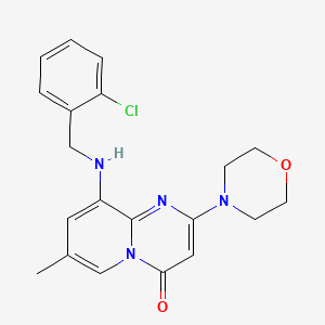 molecular formula C20H21ClN4O2 B14244195 Agn-PC-0mzcrx CAS No. 351071-96-0