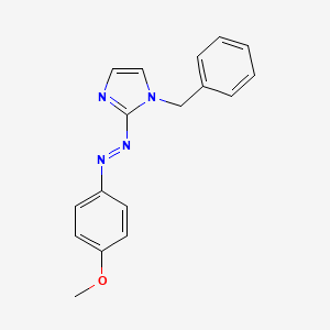 1-Benzyl-2-[(E)-(4-methoxyphenyl)diazenyl]-1H-imidazole