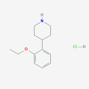 molecular formula C13H20ClNO B1424422 4-(2-乙氧基苯基)哌啶盐酸盐 CAS No. 198334-35-9