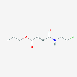 Propyl 4-[(2-chloroethyl)amino]-4-oxobut-2-enoate