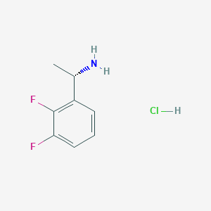 molecular formula C8H10ClF2N B1424426 (S)-1-(2,3-二氟苯基)乙胺盐酸盐 CAS No. 1415303-43-3