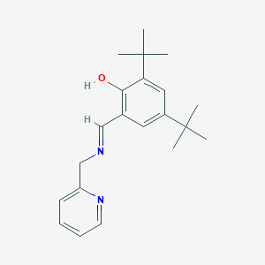 2,4-Di-tert-butyl-6-({[(pyridin-2-yl)methyl]amino}methylidene)cyclohexa-2,4-dien-1-one