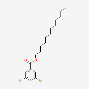 molecular formula C19H28Br2O2 B14244300 Dodecyl 3,5-dibromobenzoate CAS No. 478164-28-2