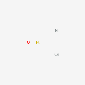 molecular formula CoNiOPt B14244342 Cobalt;nickel;oxoplatinum CAS No. 477963-75-0