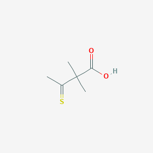 2,2-Dimethyl-3-sulfanylidenebutanoic acid