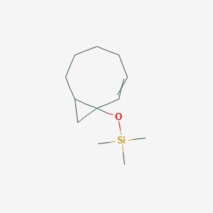 molecular formula C12H22OSi B14244345 [(Bicyclo[6.1.0]non-2-en-1-yl)oxy](trimethyl)silane CAS No. 211447-14-2
