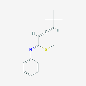 Methyl (1Z)-5,5-dimethyl-N-phenylhexa-2,3-dienimidothioate