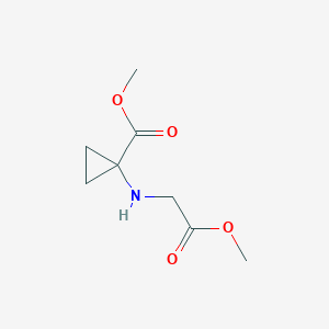 Methyl 1-[(2-methoxy-2-oxoethyl)amino]cyclopropane-1-carboxylate