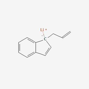 molecular formula C12H11Li B14244386 lithium;1-prop-2-enylinden-1-ide CAS No. 243647-53-2