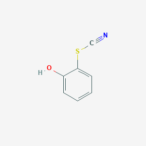 molecular formula C7H5NOS B14244398 2-Hydroxyphenyl thiocyanate CAS No. 468055-58-5