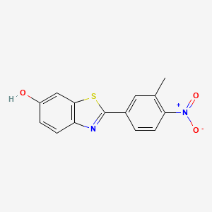 6-Benzothiazolol, 2-(3-methyl-4-nitrophenyl)-