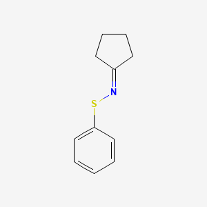 Cyclopentanone S-phenylthioxime