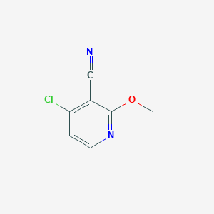 molecular formula C7H5ClN2O B1424441 4-氯-2-甲氧基吡啶-3-碳腈 CAS No. 1008451-56-6