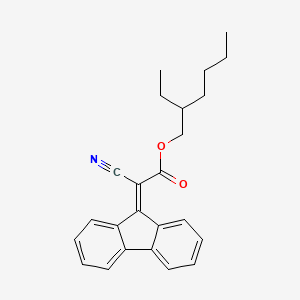 2-Ethylhexyl cyano(9h-fluoren-9-ylidene)acetate