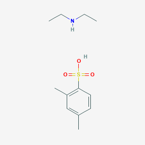 molecular formula C12H21NO3S B14244477 2,4-dimethylbenzenesulfonic acid;N-ethylethanamine CAS No. 499137-45-0