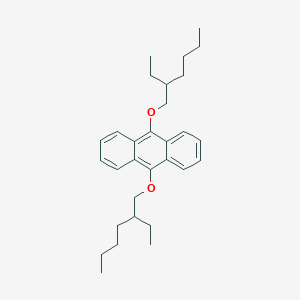 molecular formula C30H42O2 B14244490 9,10-Bis[(2-ethylhexyl)oxy]anthracene CAS No. 251452-47-8