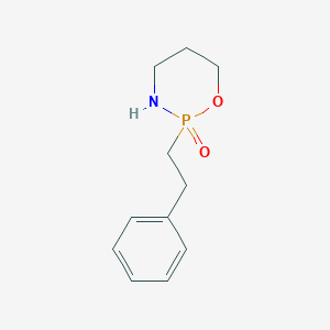 molecular formula C11H16NO2P B14244502 2-(2-Phenylethyl)-1,3,2lambda~5~-oxazaphosphinan-2-one CAS No. 391640-22-5