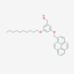 {3-(Decyloxy)-5-[(pyren-1-yl)methoxy]phenyl}methanol