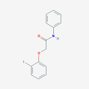 molecular formula C14H12INO2 B14244526 2-(2-Iodophenoxy)-N-phenylacetamide CAS No. 324743-11-5