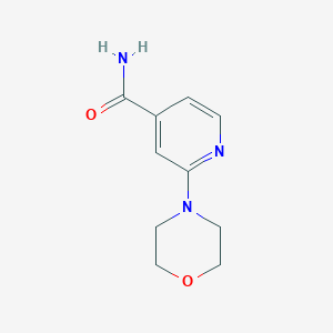 molecular formula C10H13N3O2 B1424453 2-Morpholinoisonicotinamide CAS No. 1086397-58-1