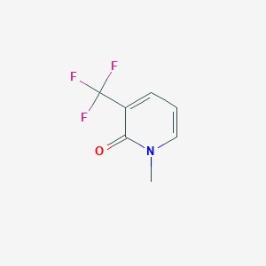 molecular formula C7H6F3NO B1424456 1-Methyl-3-trifluoromethyl-1H-pyridin-2-one CAS No. 1311829-52-3