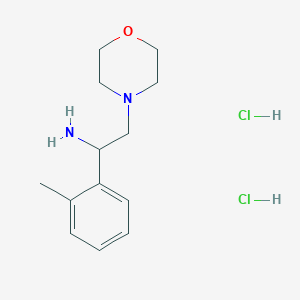 1-(2-Methylphenyl)-2-(morpholin-4-yl)ethan-1-amine dihydrochloride