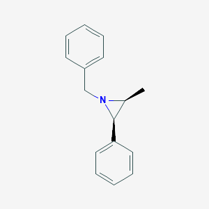 Aziridine, 2-methyl-3-phenyl-1-(phenylmethyl)-, (2S,3R)-