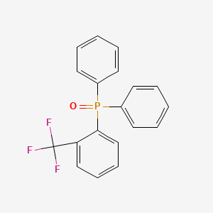 molecular formula C19H14F3OP B14244587 Phosphine oxide, diphenyl[2-(trifluoromethyl)phenyl]- CAS No. 185685-09-0