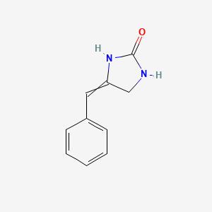 molecular formula C10H10N2O B14244589 4-Benzylideneimidazolidin-2-one CAS No. 497141-24-9