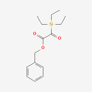 Acetic acid, oxo(triethylsilyl)-, phenylmethyl ester