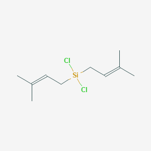 molecular formula C10H18Cl2Si B14244624 Dichlorobis(3-methylbut-2-EN-1-YL)silane CAS No. 184917-49-5