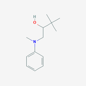 2-Butanol, 3,3-dimethyl-1-(methylphenylamino)-