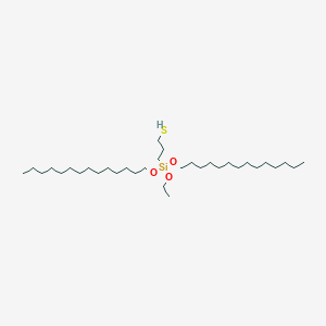 3-{Ethoxy[bis(tetradecyloxy)]silyl}propane-1-thiol